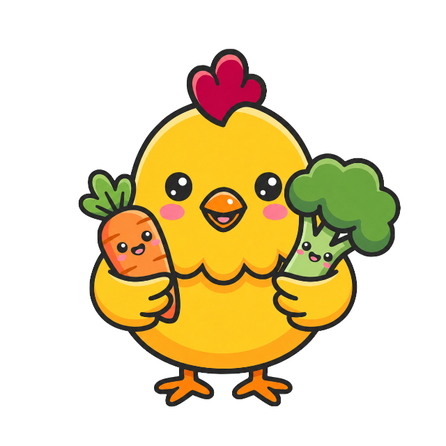 Big Chicken with broccoli and carrot